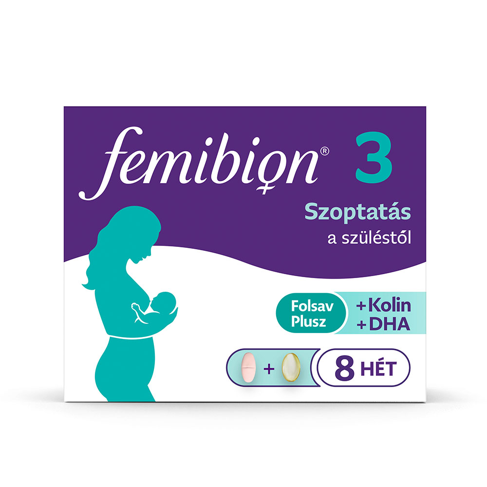 FEMIBION 3 Szoptatás filmtabletta+kapszula (56db+56db)