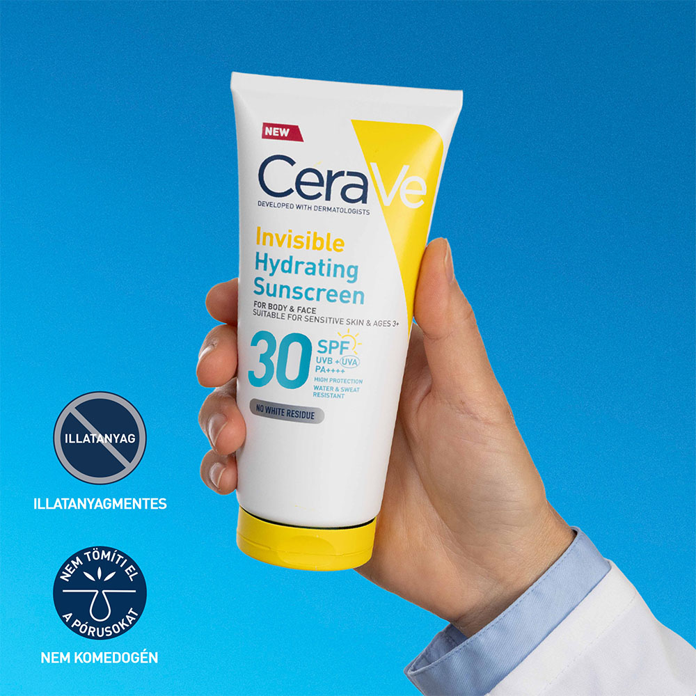 CERAVE Hidratáló fényvédő tej arcra-testre SPF30 (177ml)