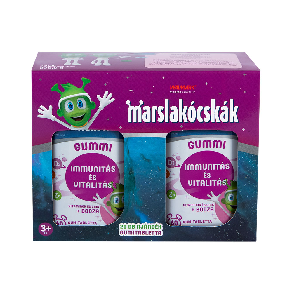 MARSLAKÓCSKÁK Gummi bodzás multivitamin gumitabletta (2x60db)