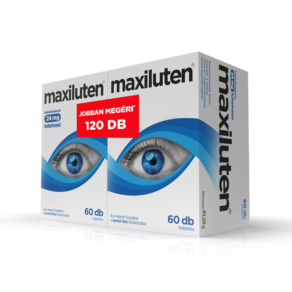 MAXILUTEN Lutein tabletta duopack (60db+60db)