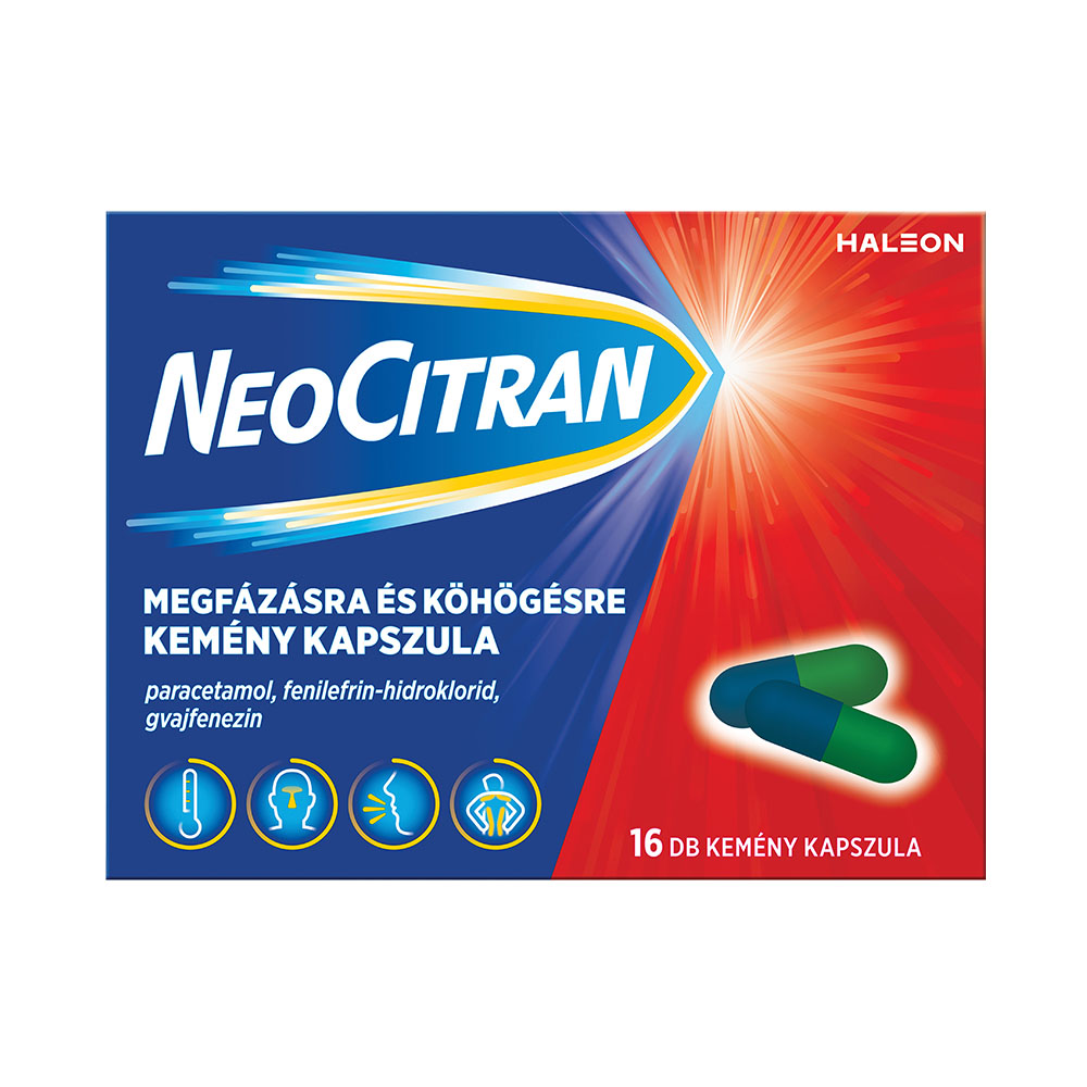 NEO CITRAN megfázásra és köhögésre kapszula (16db)