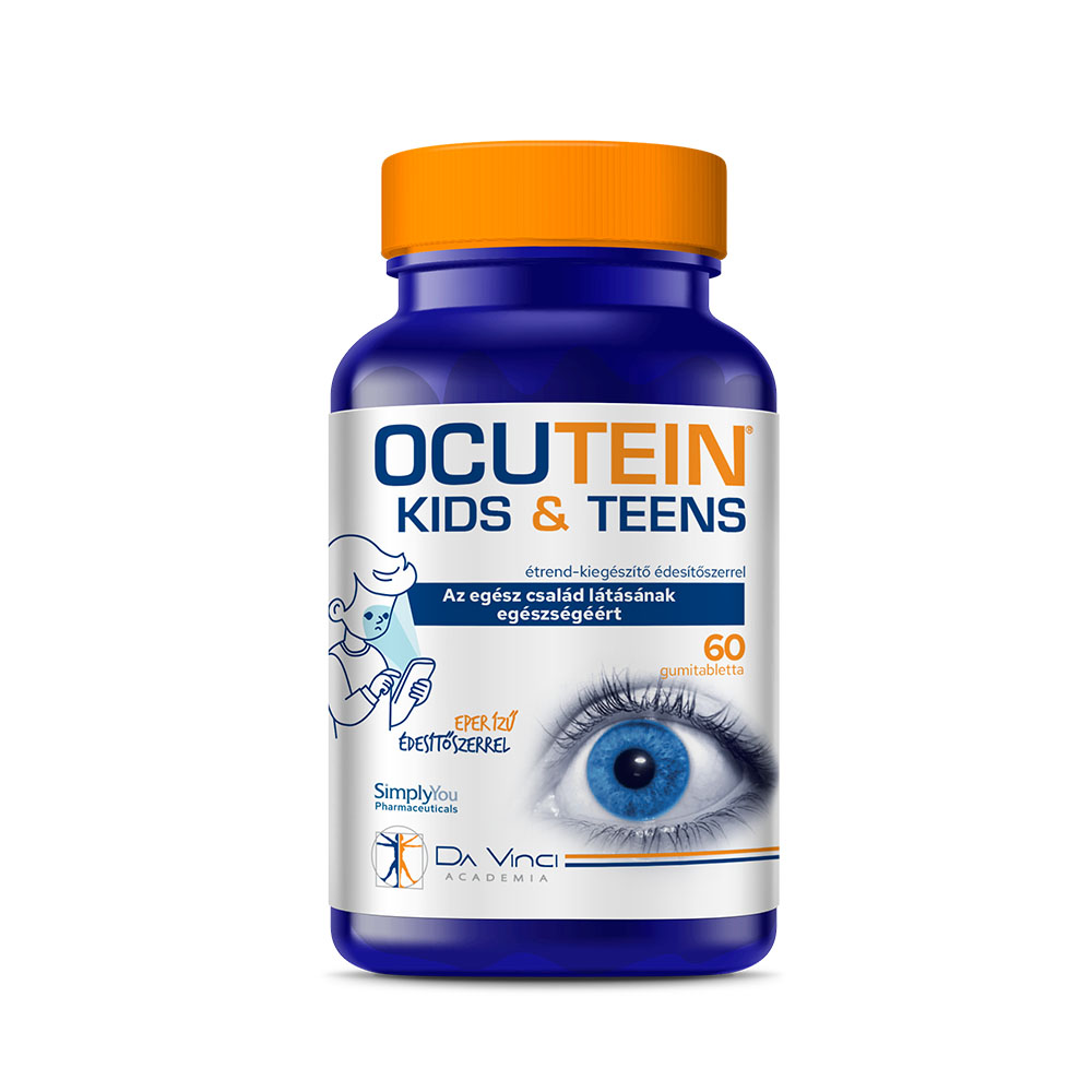 OCUTEIN Kids & Teens gumitabletta eper (60db)