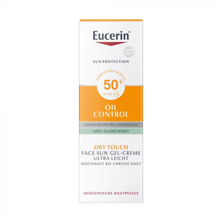 EUCERIN Sun Oil Control napozó gél-krém arcra SPF50+ (50ml) 