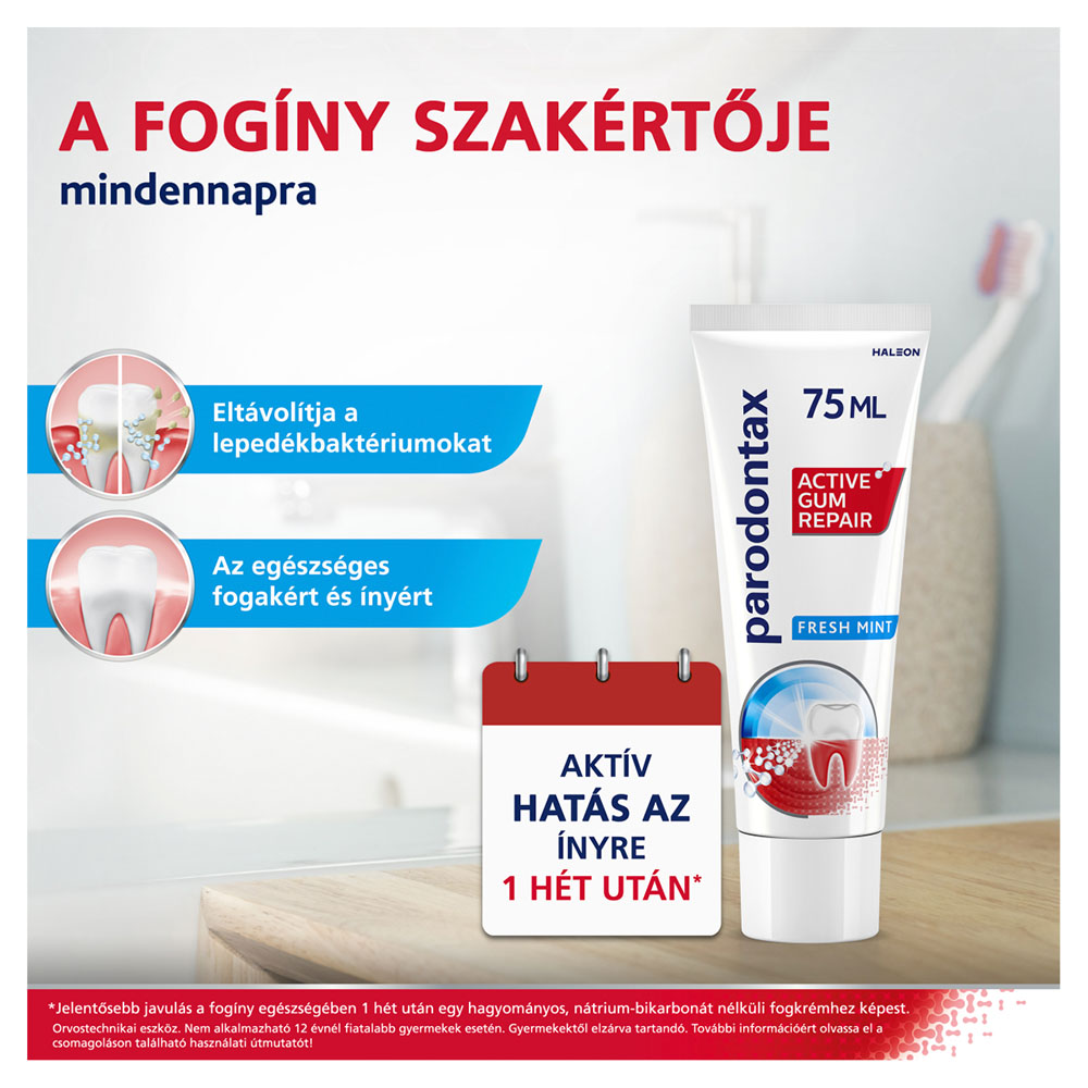 PARODONTAX Active Gum Repair Fresh Mint fogkrém (75ml)