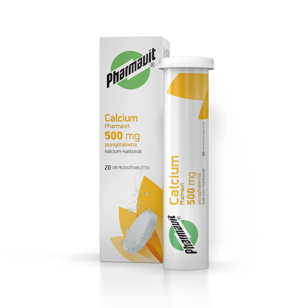 CALCIUM Pharmavit 500 mg pezsgőtabletta (20db)