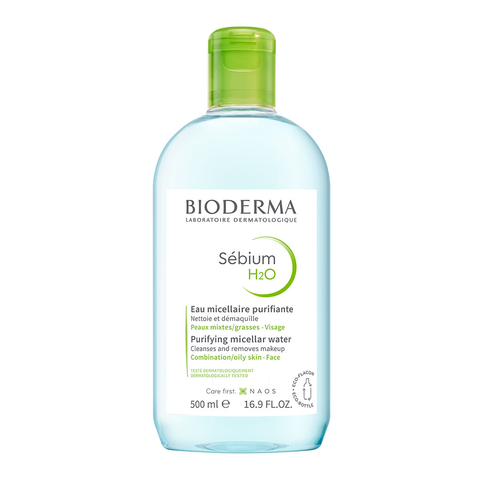 BIODERMA Sébium H2O micellás arc- és sminklemosó oldat (500ml)