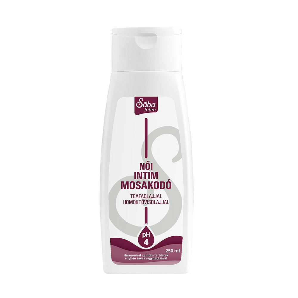 SÁBA Intim Női mosakodó teafaolajjal és homoktövissel (250ml)