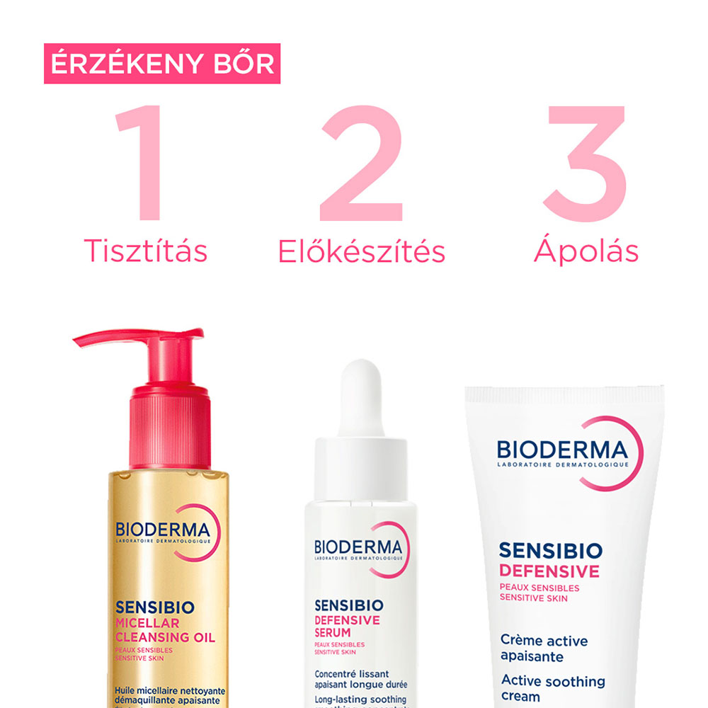 BIODERMA Sensibio micellás arctisztító olaj (150ml)