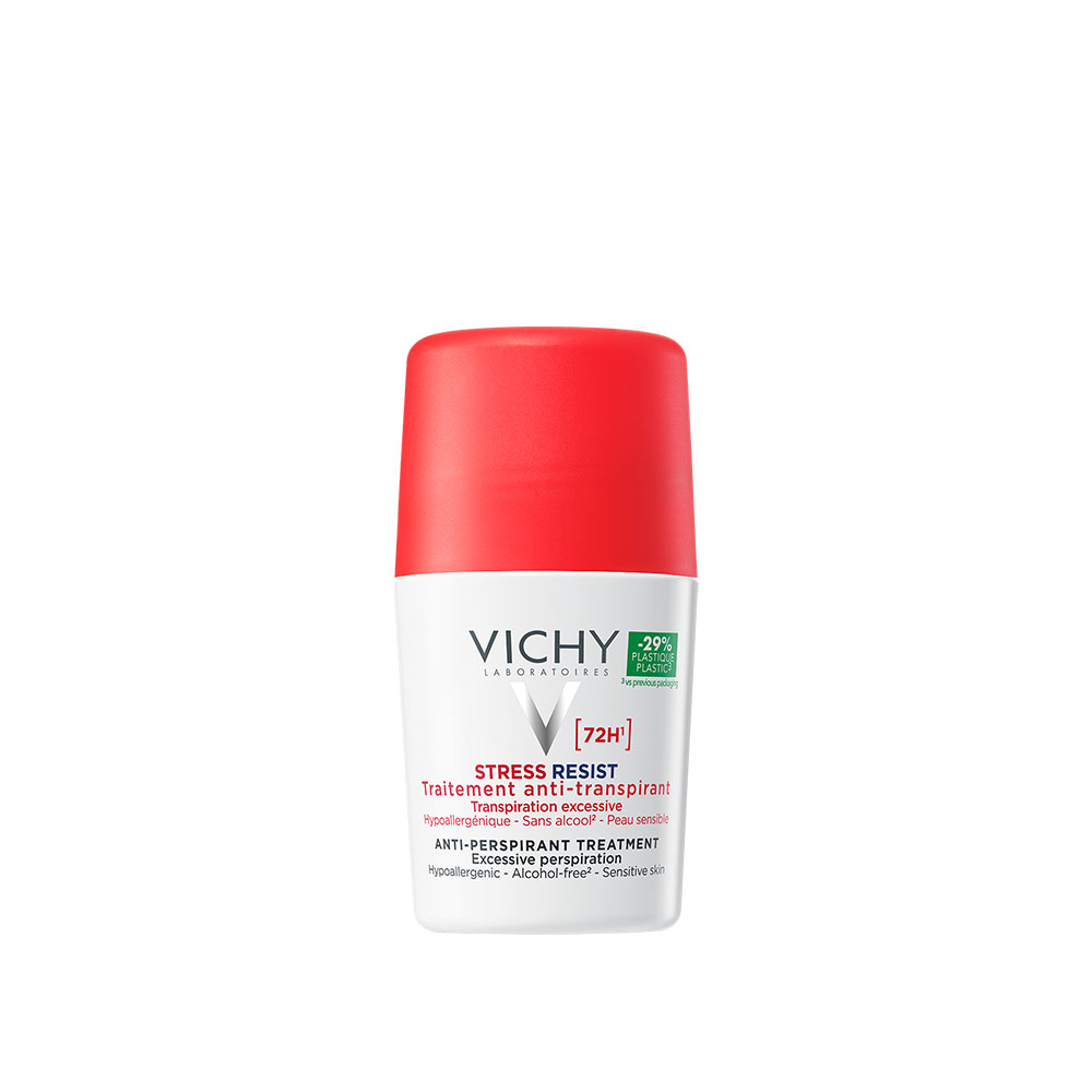 VICHY Stress Resist izzadságszabályozó golyós dezodor 72 órás (50ml)  