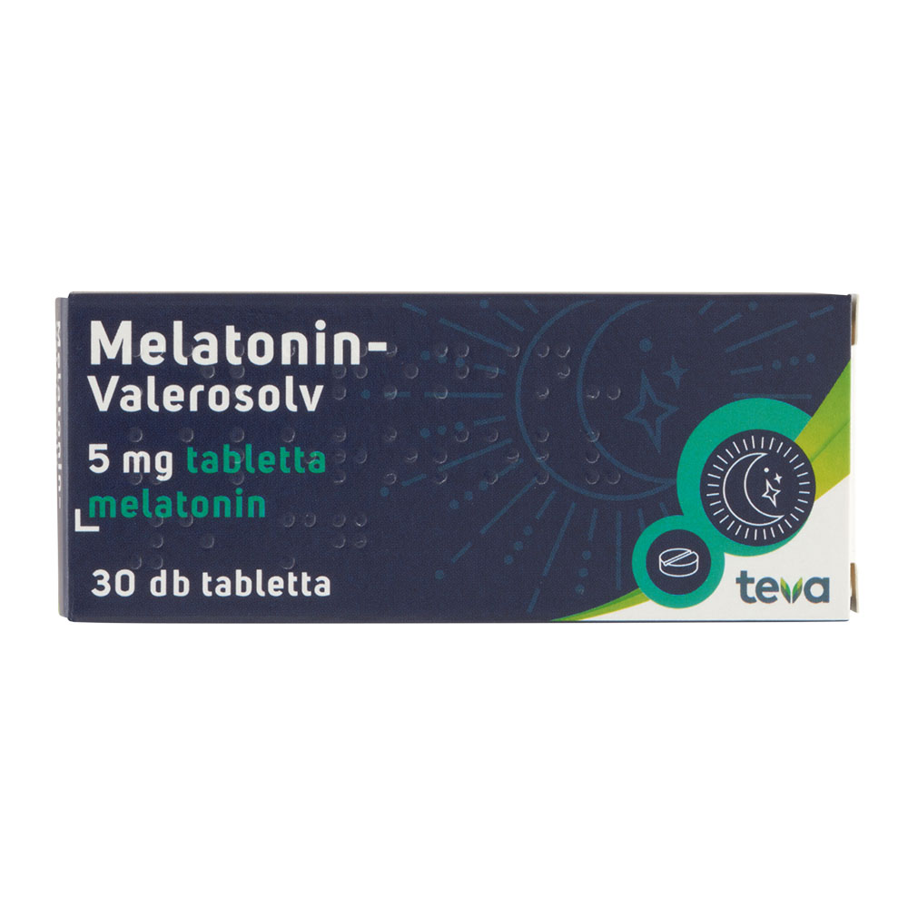 MELATONIN-Valerosolv 5 mg tabletta (30db)
