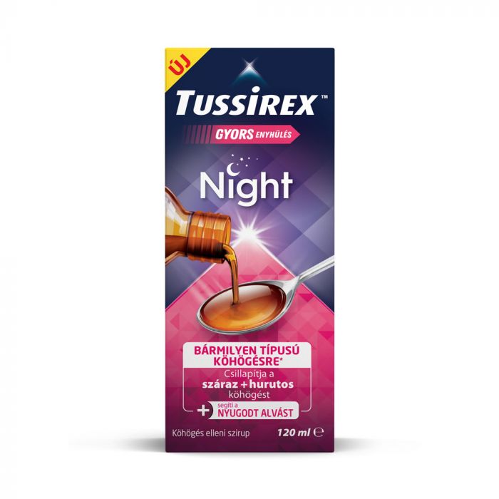 TUSSIREX Night köhögéscsillapító szirup (120ml)