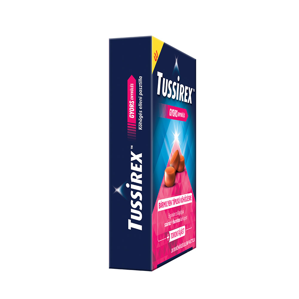 TUSSIREX Köhögés elleni pasztilla (20db)
