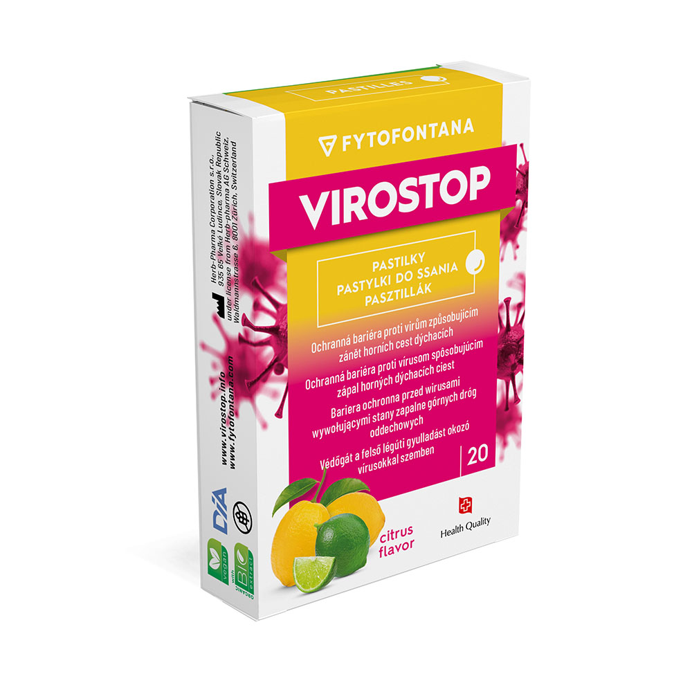VIROSTOP pasztillák citrus ízű Fytofontana (20db)