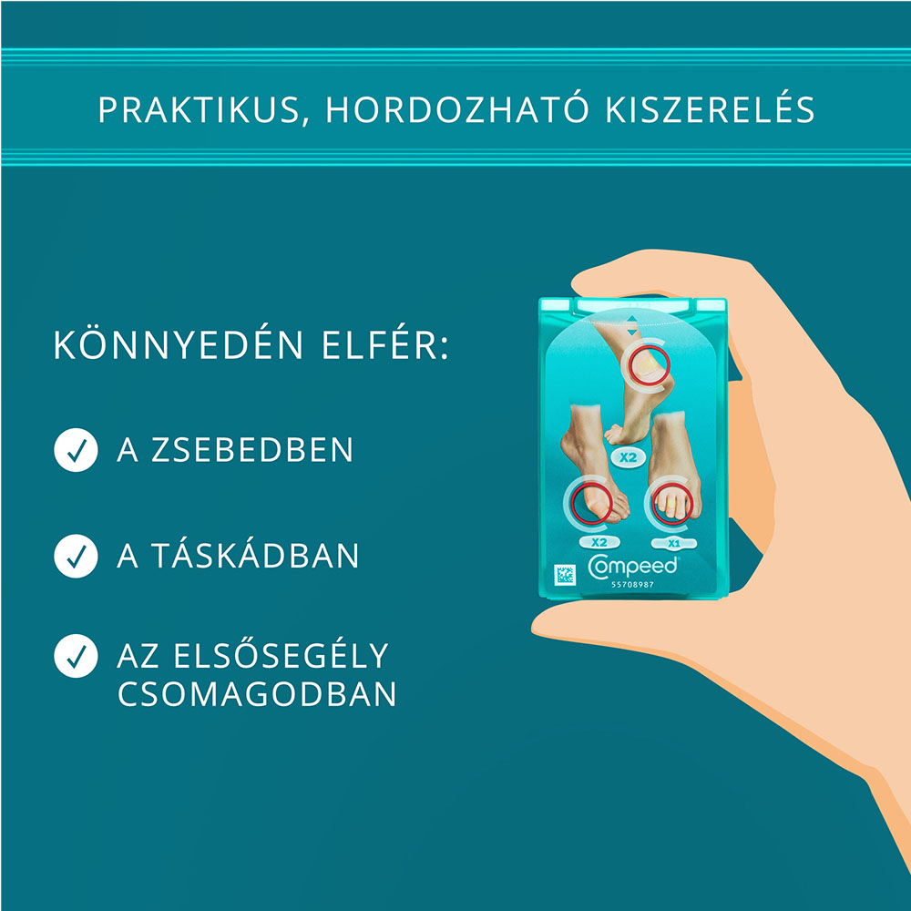 COMPEED Vízhólyagtapasz vegyes méretben (5db)