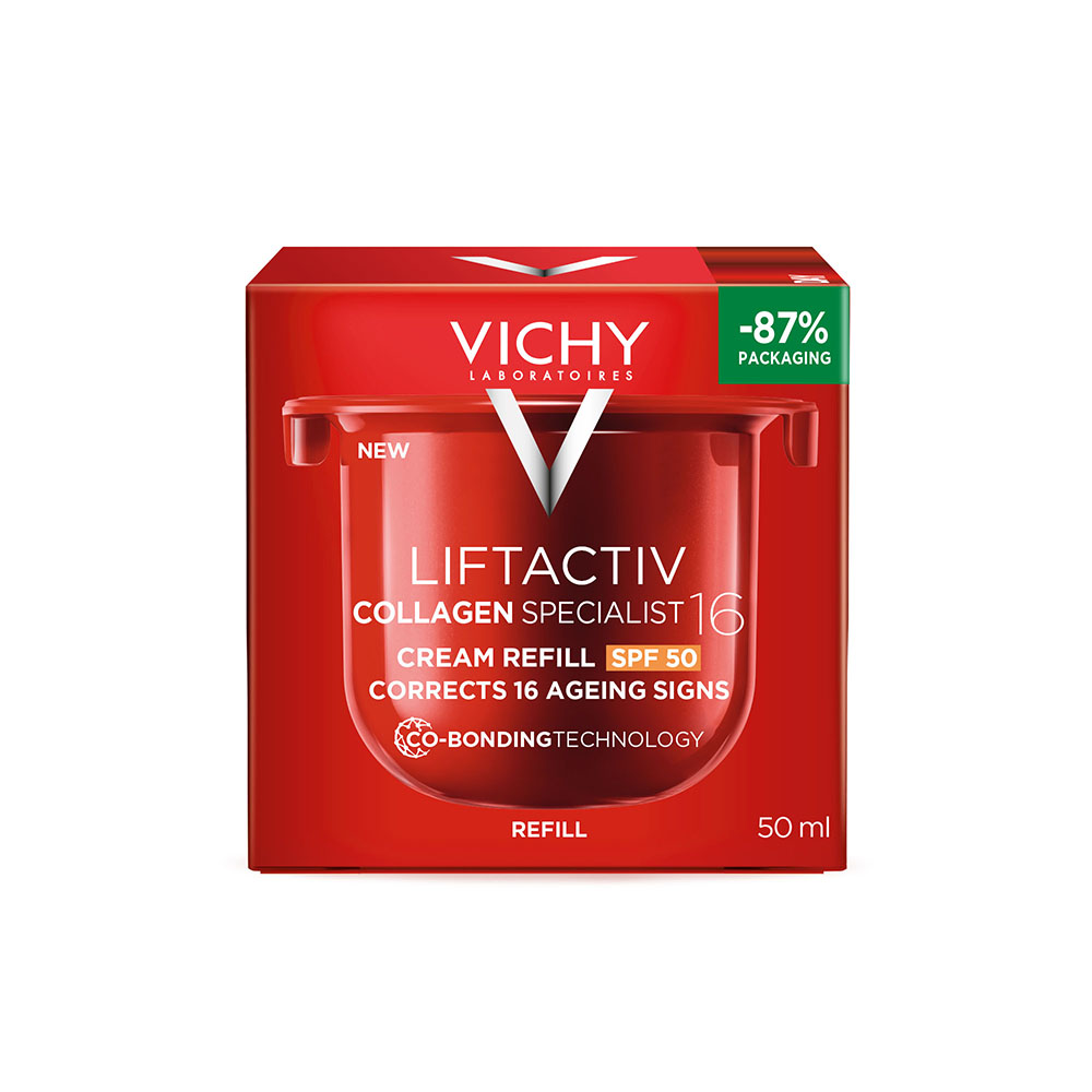 VICHY Liftactiv Collagen Specialist 16 krém SPF50 újratölthető tégely  (50ml)