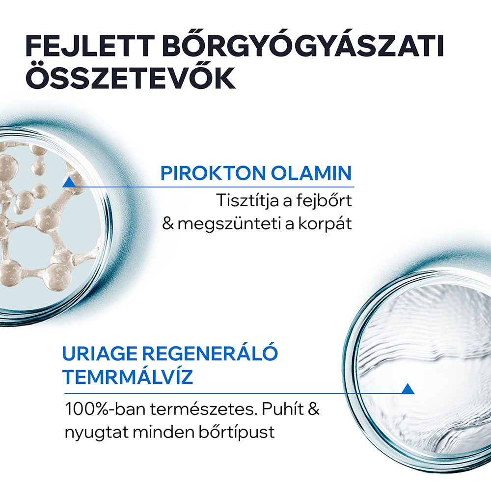 URIAGE DS Hair kímélő sampon (500ml)