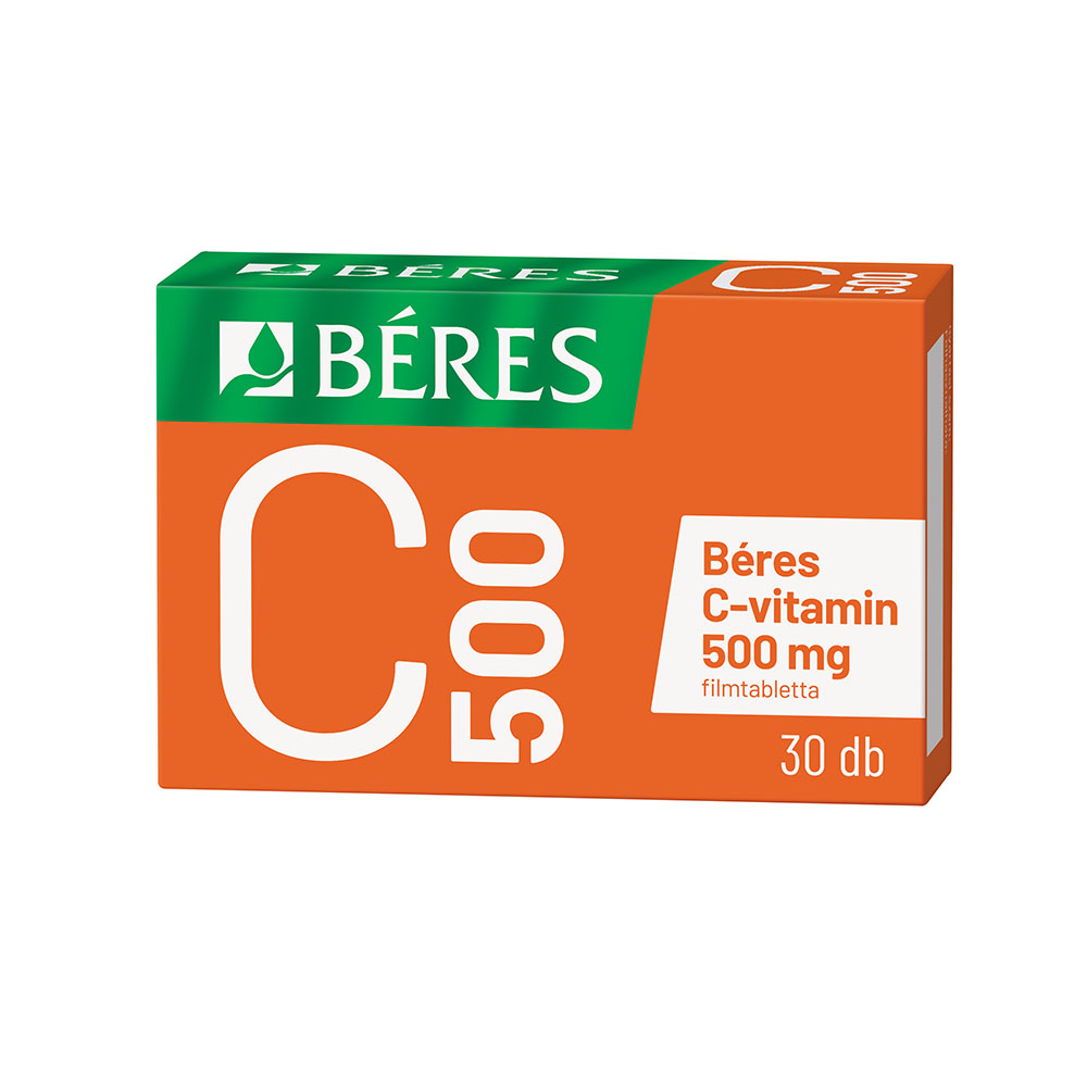 BÉRES C-vitamin 500 mg filmtabletta (30db)
