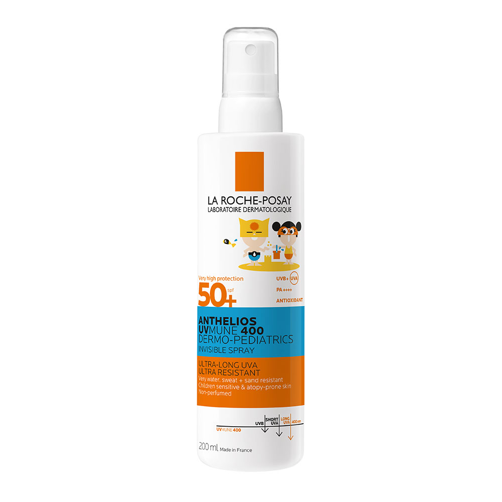 LA ROCHE-POSAY Anthelios UVMUNE400 Dermo-Pediatrics napvédő spray SPF50+ gyerek (200ml)
