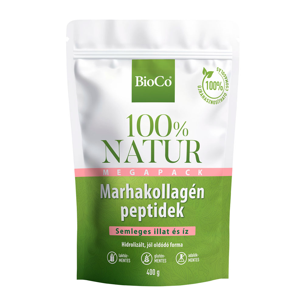 BIOCO 100% NATUR Marhakollagén peptidek tasakos por (400g)