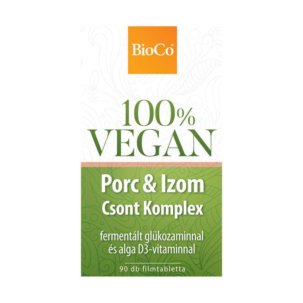 BIOCO 100% Vegan porc & izom csont komplex filmtabletta (90db)