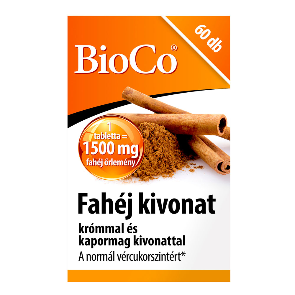 BIOCO Fahéj kivonat tabletta (60db)