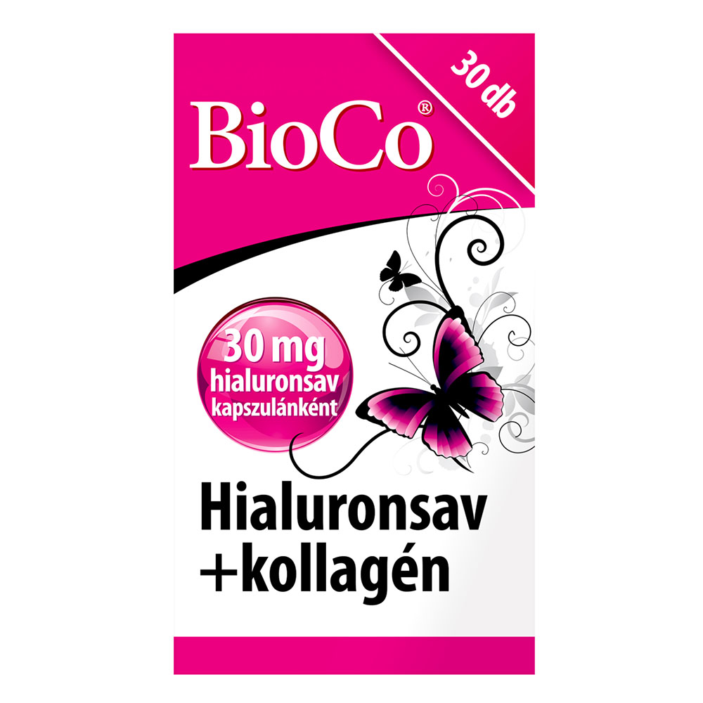 BIOCO Hialuronsav+kollagén kapszula (30db)