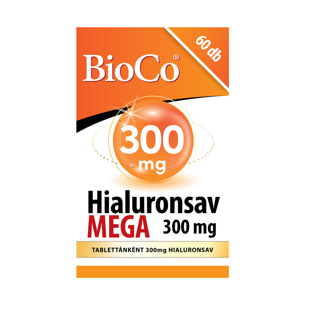 BIOCO Hyaluronsav MEGA 300mg tabletta (60db)