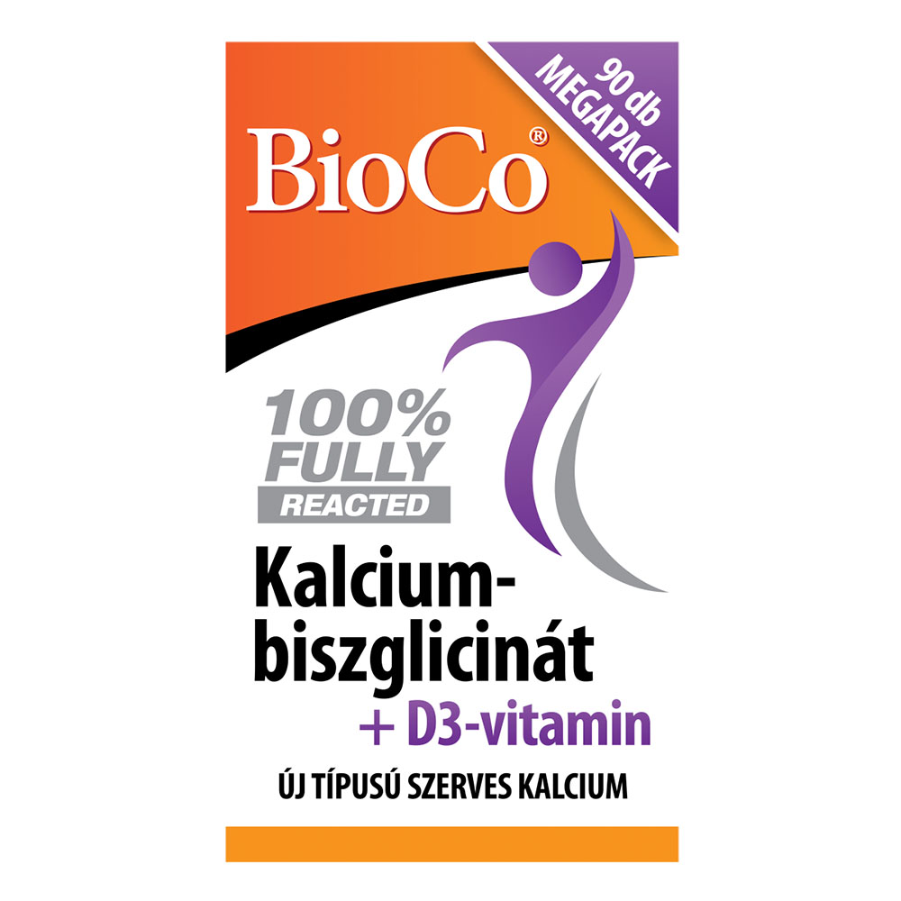 BIOCO Kalcium biszglicinát D3-vitamin filmtabletta (90db)