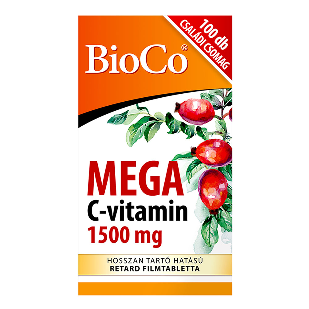 BIOCO Mega C-vitamin 1500mg retard filmtabletta (100db)
