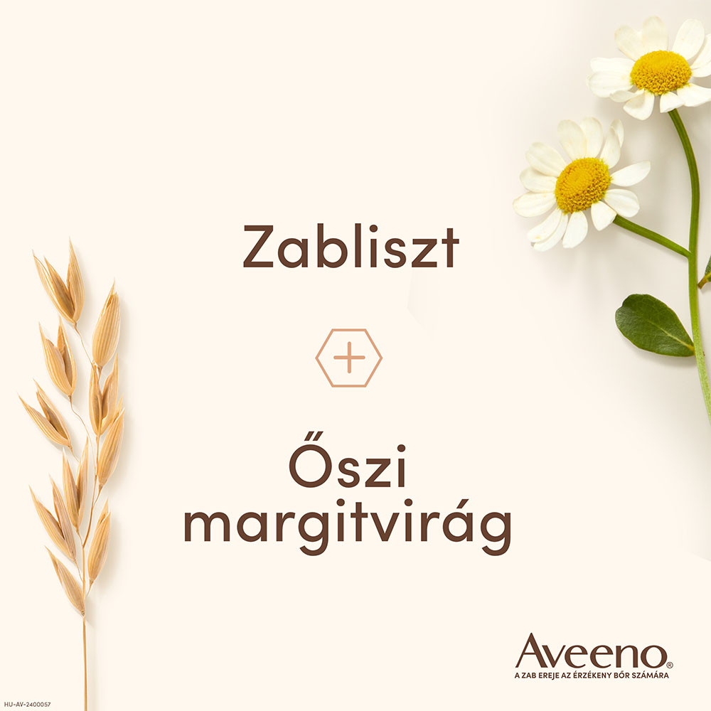 AVEENO Calm+ Restore tápláló arctisztító zabbal (200ml)