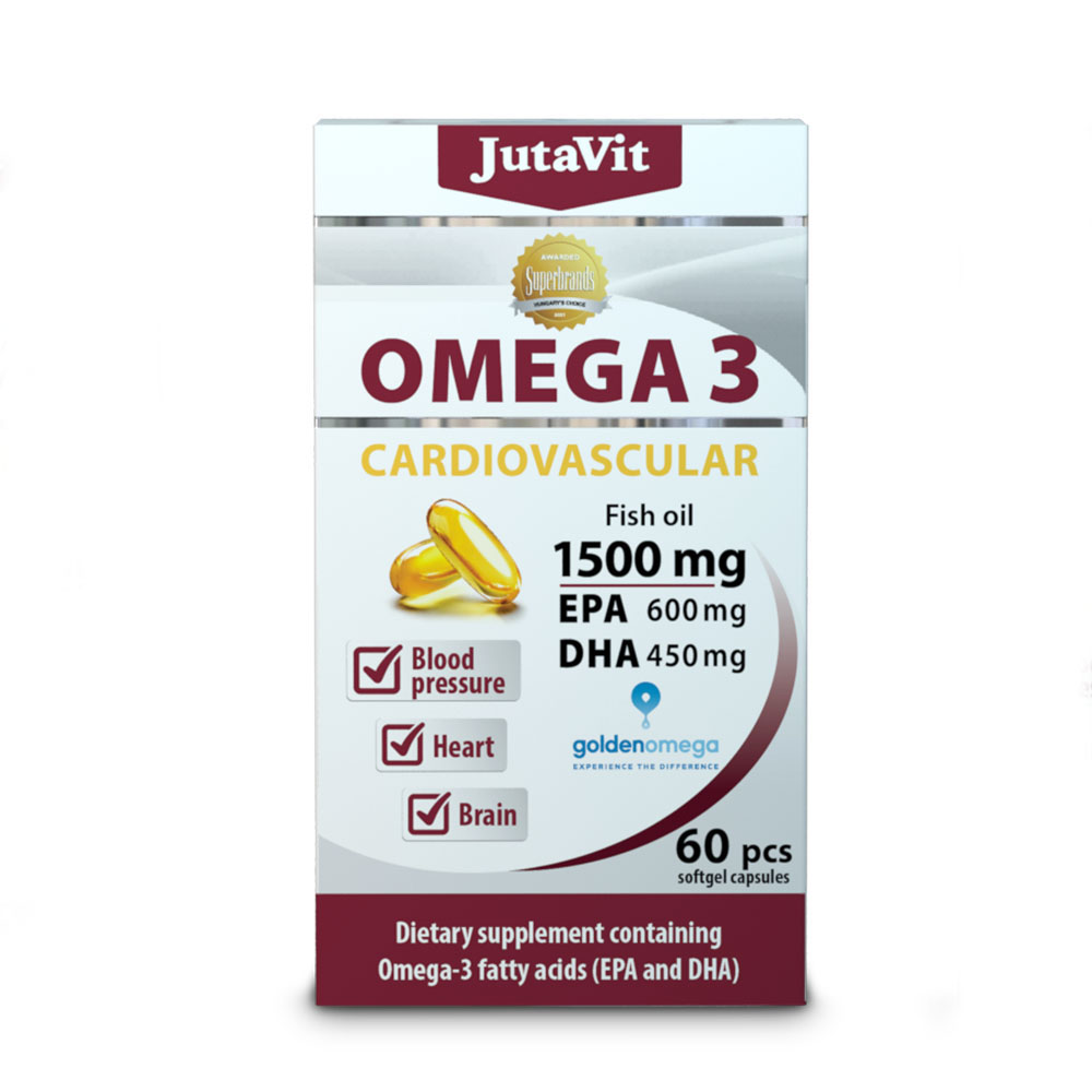 JUTAVIT Omega 3 Cardiovascular 1500mg lágykapszula (60db)