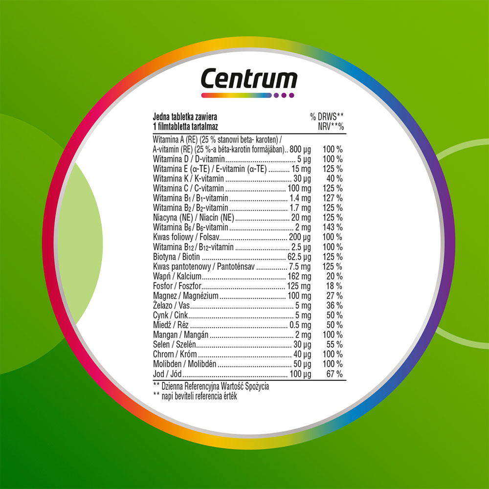 CENTRUM A-tól-Z-ig filmtabletta (100db)