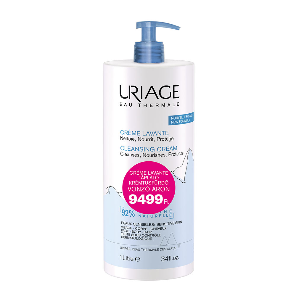 URIAGE Créme Lavante krémtusfürdő vonzó áron (1000ml) 