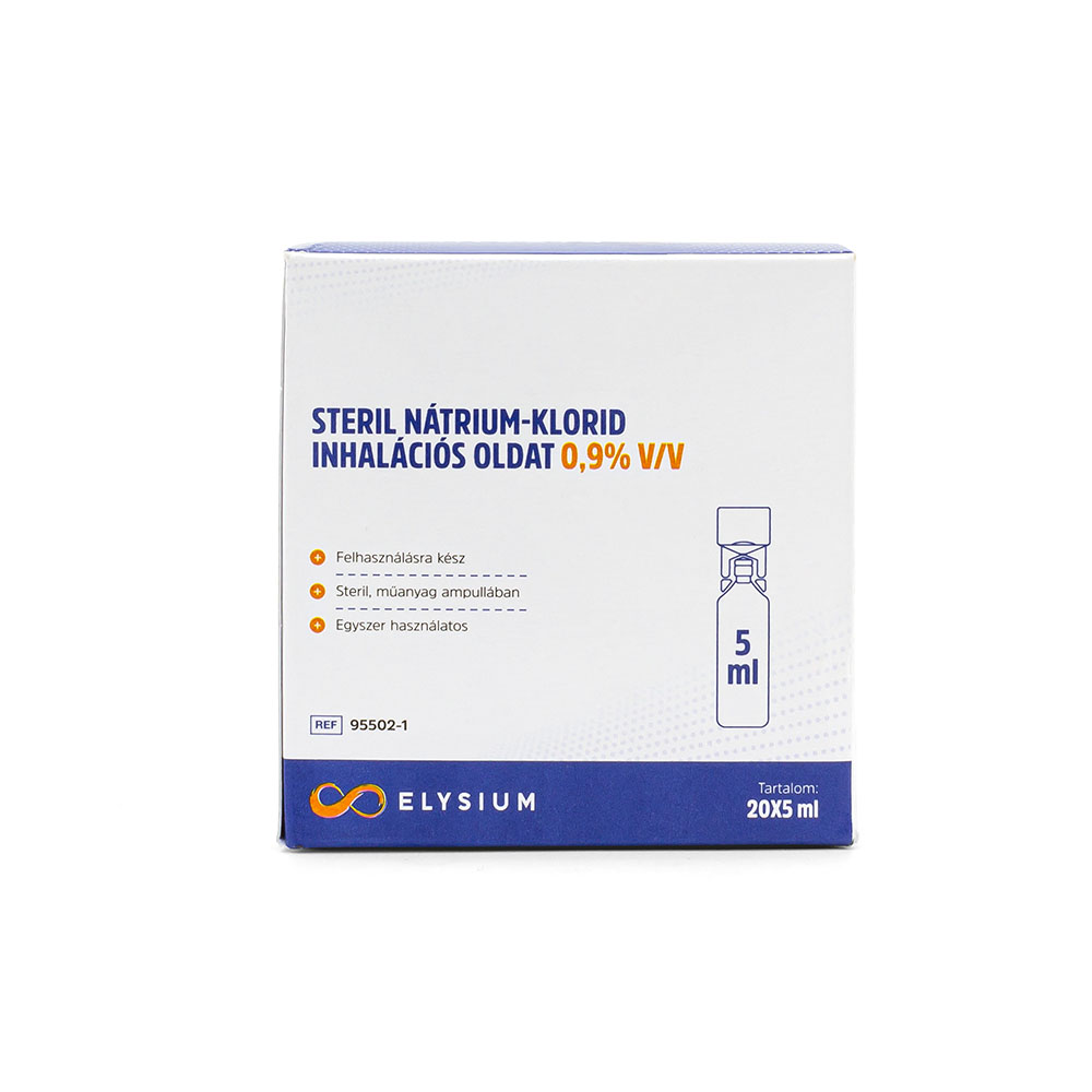 ELYSIUM steril nátrium-klorid inhalációs oldat 0,9% V/V  (20x5ml)