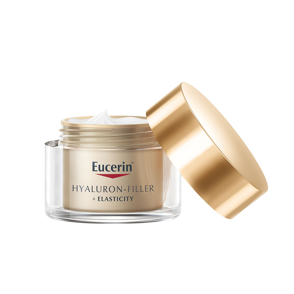 EUCERIN Hyaluron-Filler + Elasticity Bőrtömörséget regeneráló nappali arckrém SPF15 (50ml)  
