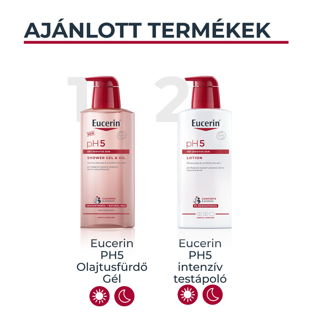 EUCERIN pH5 olajtusfürdő gél (400ml)