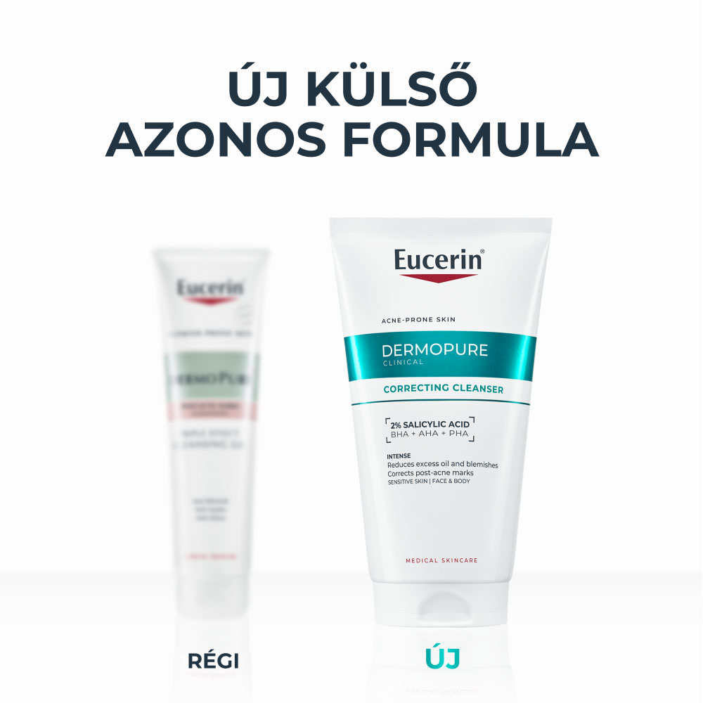 EUCERIN DermoPure Clinical Correcting Cleanser - Mélytisztító gél (150ml)