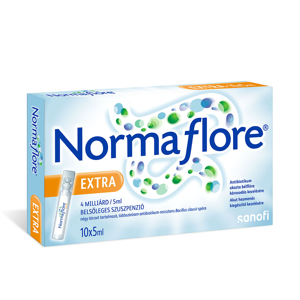 NORMAFLORE Extra 4 milliárd/5ml belsőleges szuszpenzió (10db)