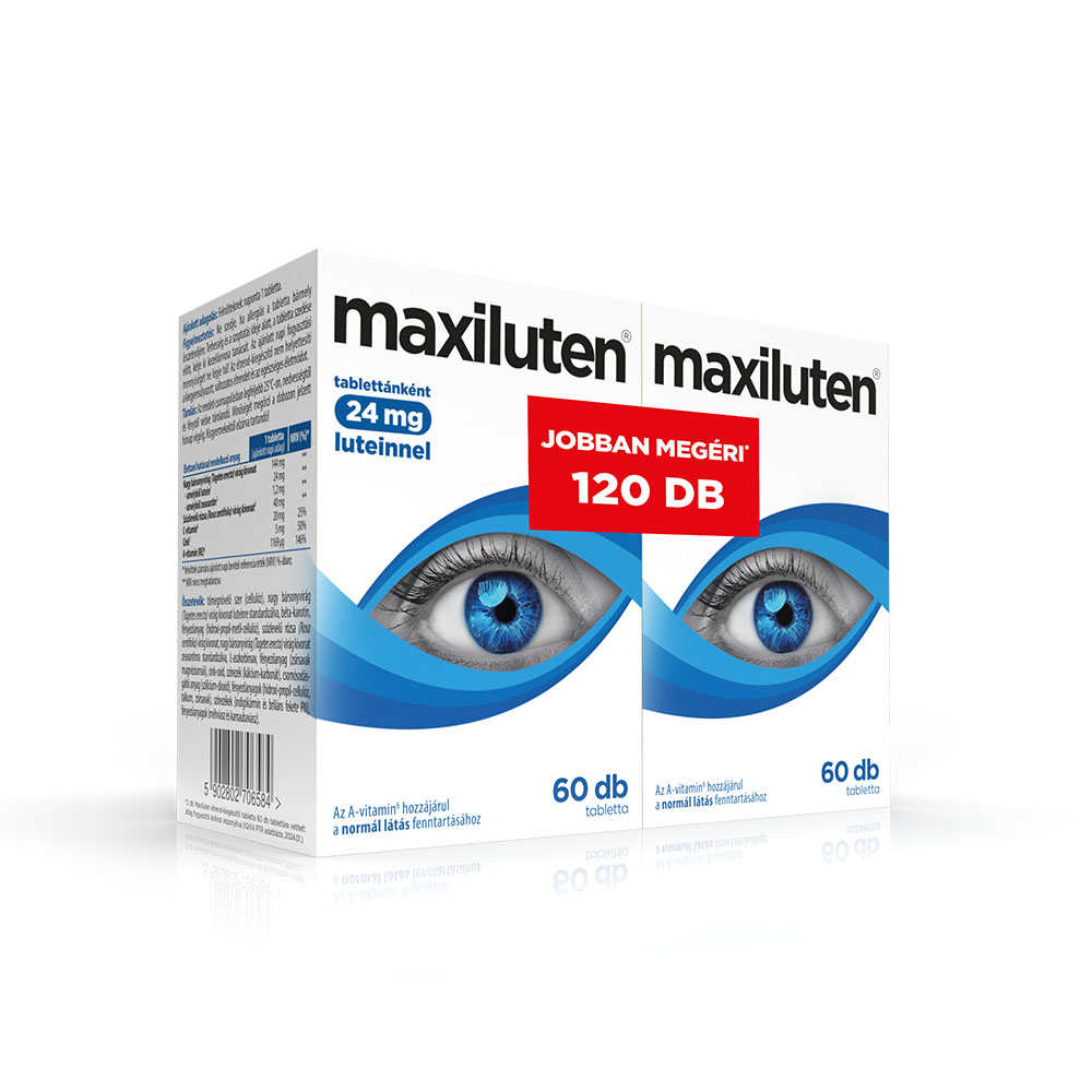 MAXILUTEN Lutein tabletta duopack (60db+60db)