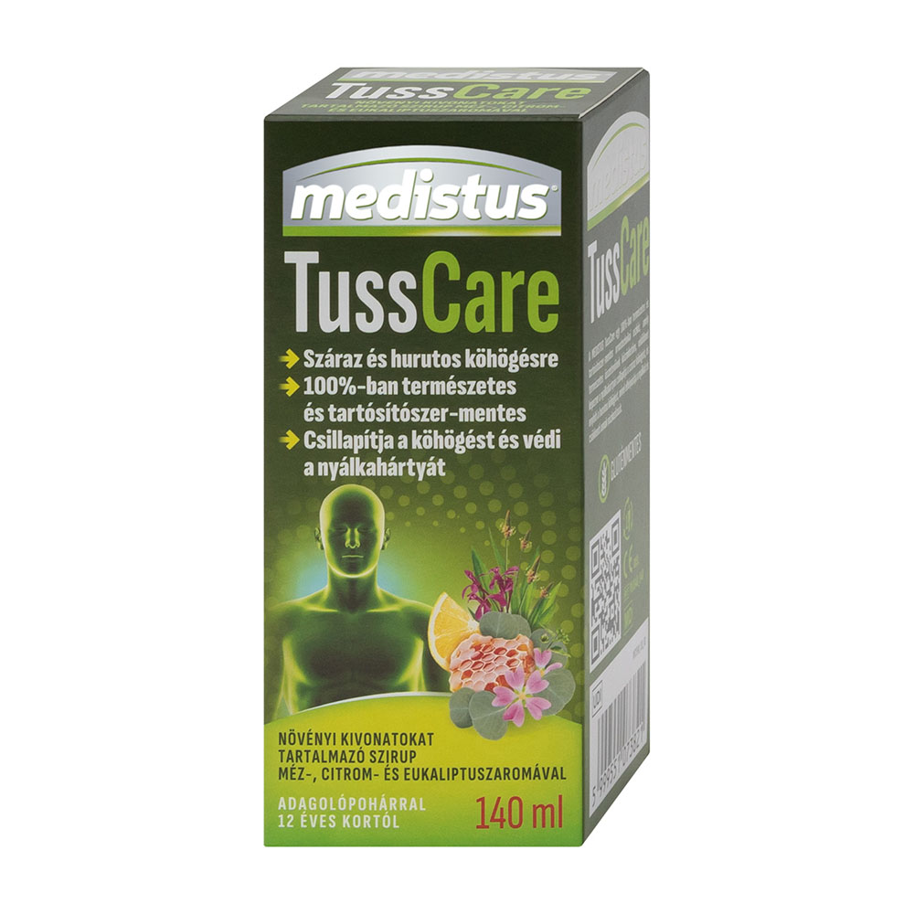VITAPLUS Medistus TussCare szirup felnőttnek (140ml)