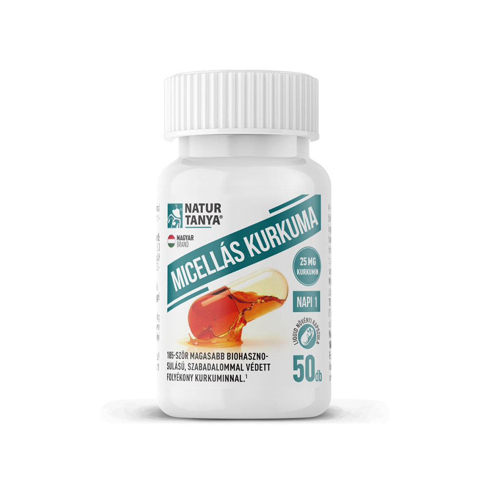 NATUR TANYA Micellás kurkuma lágy kapszula (50db)