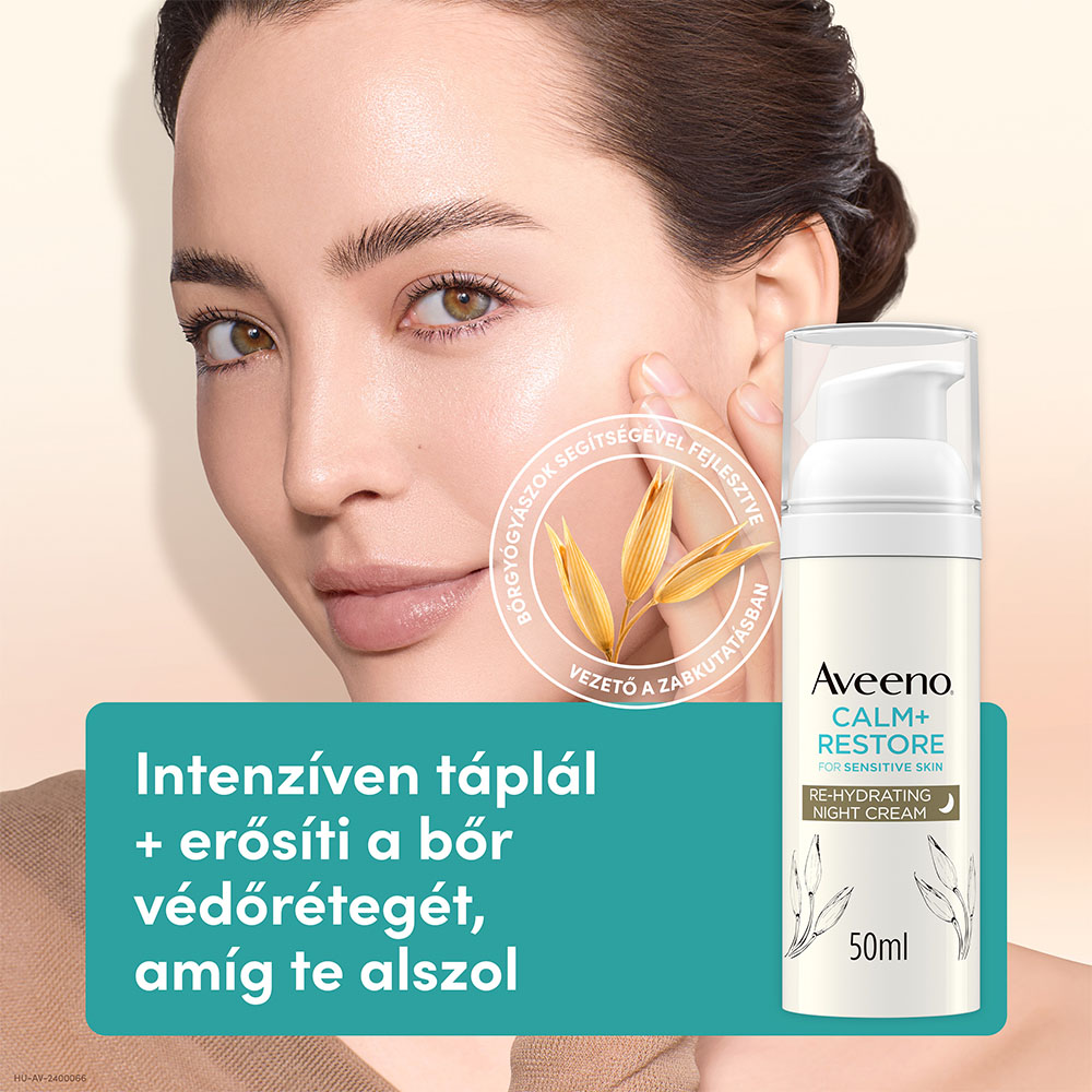 AVEENO Calm+ Restore hidratáló éjszakai arckrém (50ml)