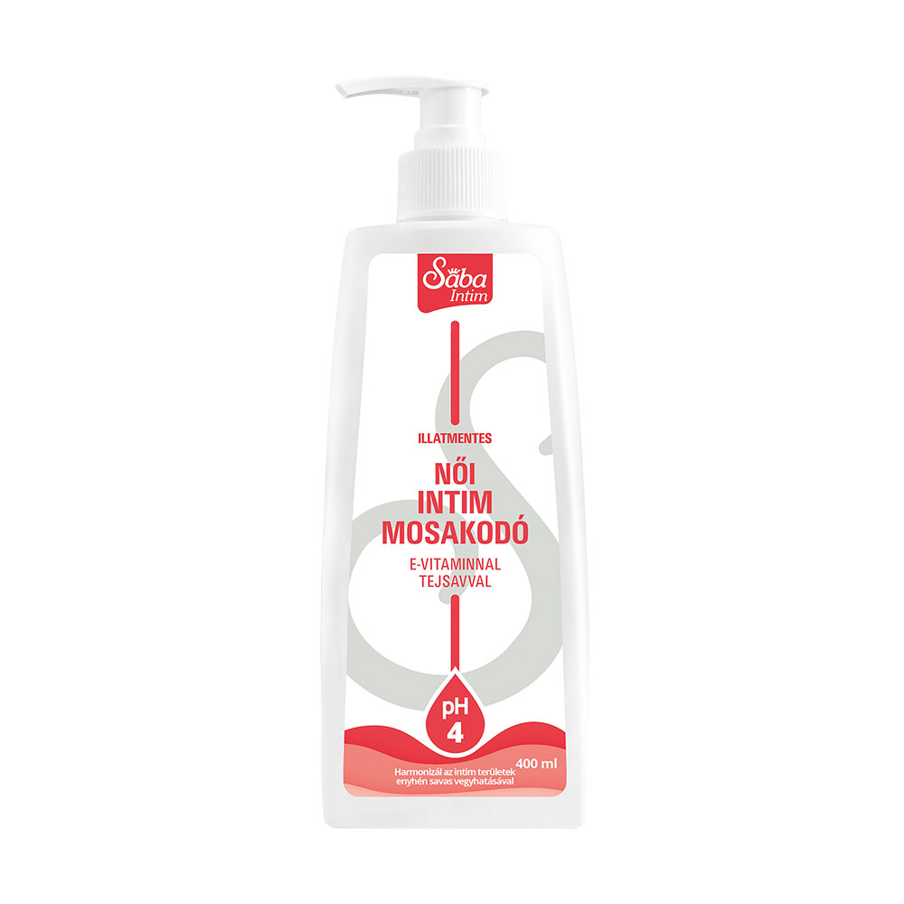 SÁBA Intim Női mosakodó illatmentes (400ml)