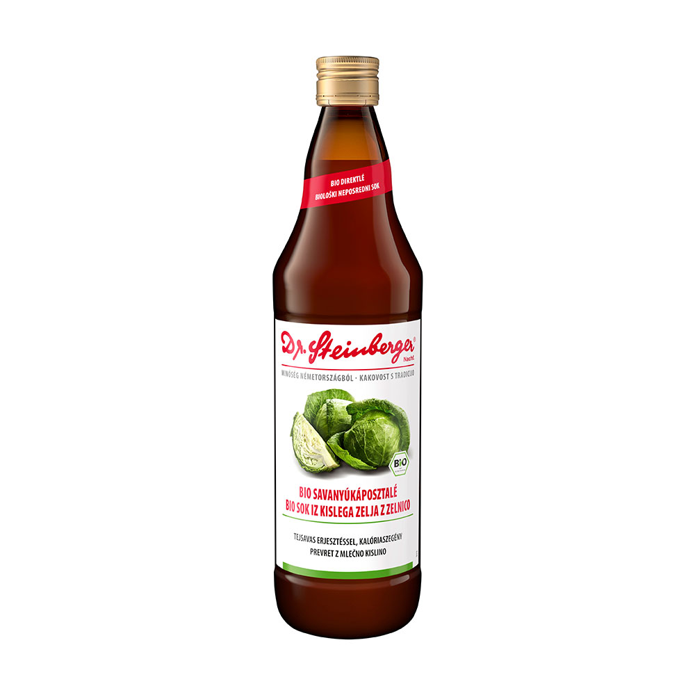 DR.STEINBERGER Savanyúkáposztalé (bio) VIGYÉL VISSZA ÜVEGBEN (750ml)