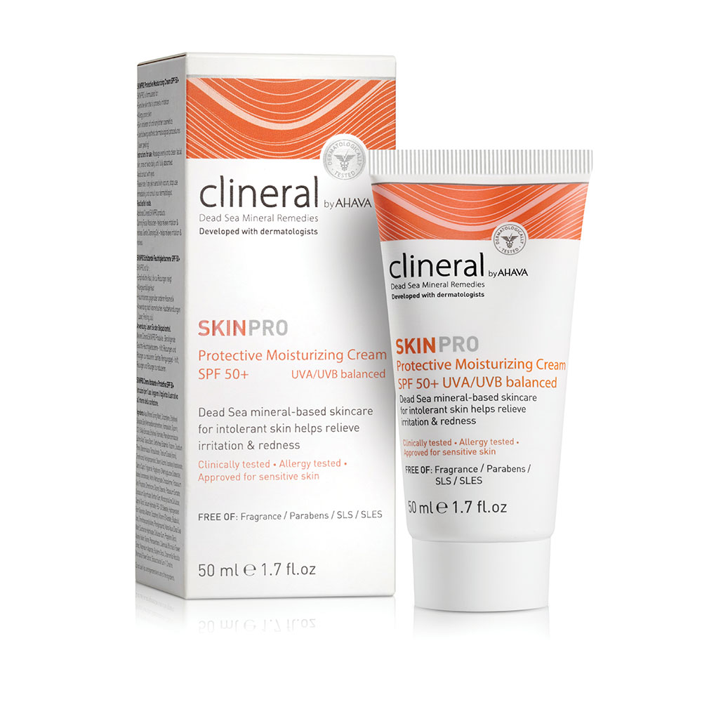 AHAVA Clineral SKINPRO védő hidratáló nappali krém SPF50 (50ml)