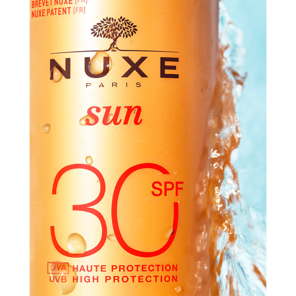 NUXE Sun naptej spray arcra és testre SPF30 (150ml)