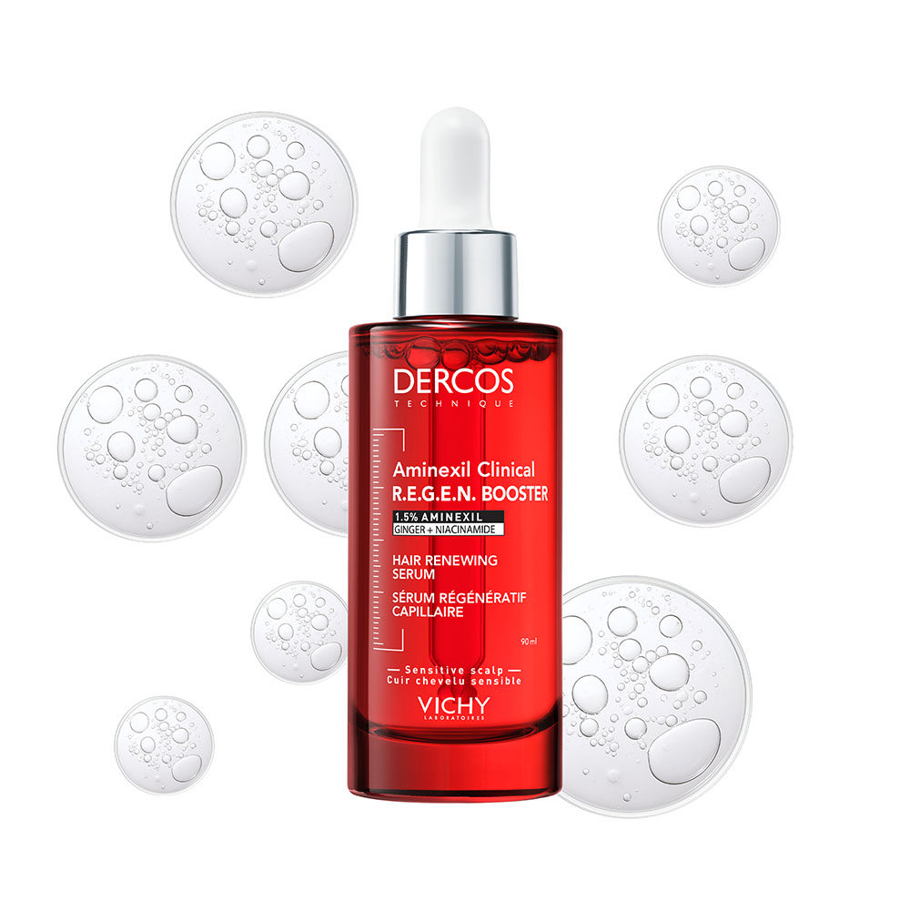 VICHY Dercos Aminexil Clinical R.E.G.E.N. Booster hajregeneráló szérum (90ml)