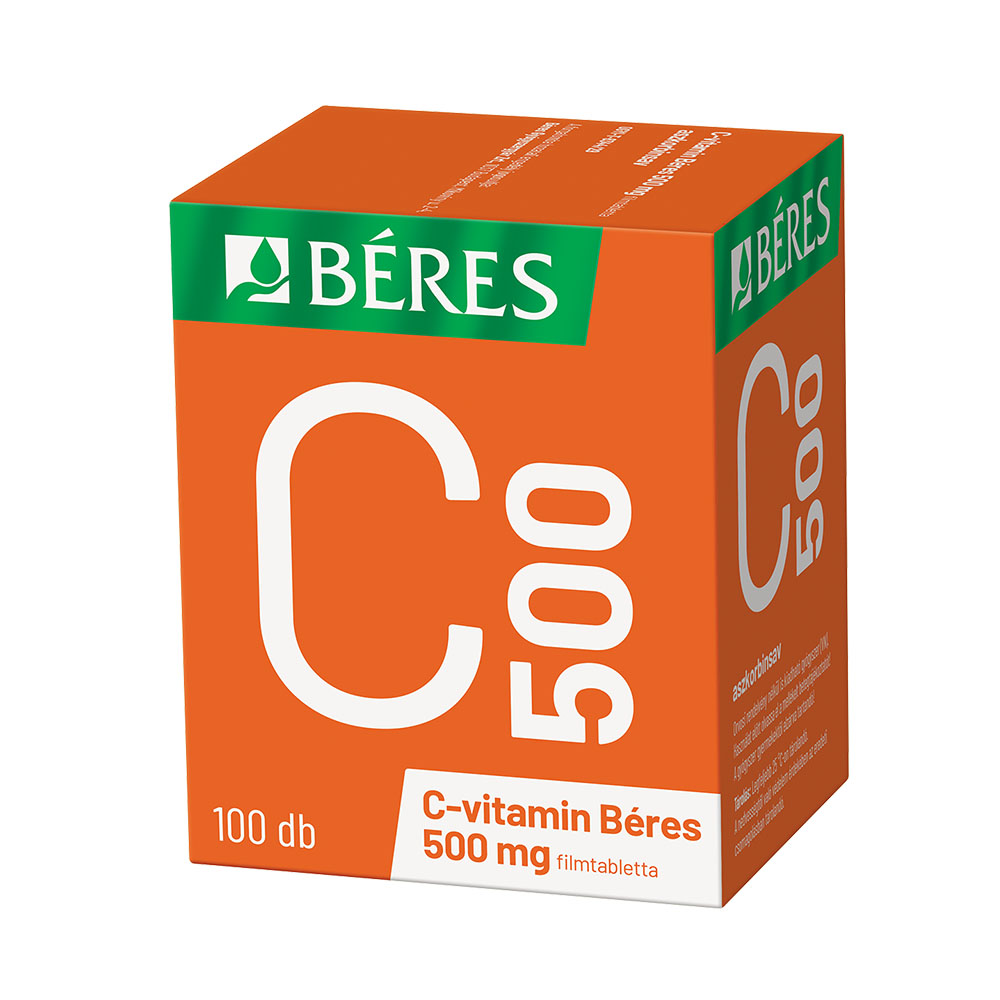 BÉRES C-vitamin 500 mg filmtabletta (100db)