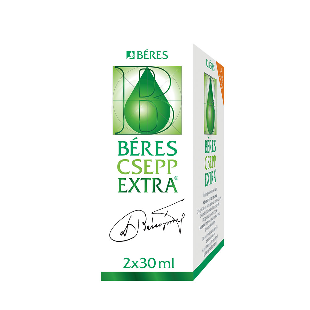 BÉRES CSEPP EXTRA belsőleges oldatos cseppek (2x30ml)