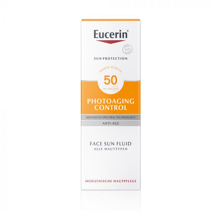 EUCERIN Sun Photoaging Control napozó fluid arcra FF50 (50ml)